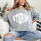 Storm Warped Two Color Game Day DTF Print