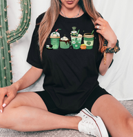 St Patrick Coffee DTF Print