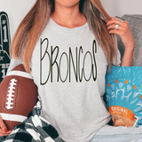 Straight Narrow Broncos DTF Print