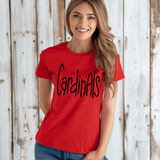 Straight and Narrow Cardinals DTF Print