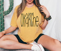 Straight Narrow Okarche DTF Print