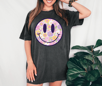 Summer Flower Smile DTF Print