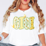 Personalized Sunflower Names DTF Print