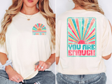 Sunkissed You Are Enought Retro DTF Print
