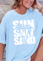 Sun Salt Sand Palm Tree Screen Print LOW HEAT