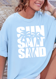 Sun Salt Sand Palm Tree Screen Print LOW HEAT