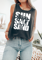 Sun Salt Sand Palm Tree Screen Print LOW HEAT