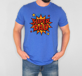 Comic Super Dad DTF Print