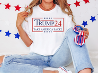 Take America Back 24 Trump DTF Print