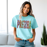 Leopard Neon Pretzels DTF Print