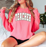 Oversized TeacherLeopard DTF Print