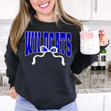 Wildcats Arch with Bow DTF Print