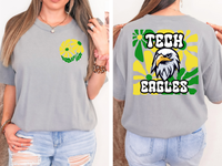 Tech Eagles Floral DTF Print