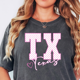 Faux Glitter Texas Doodle DTF Print