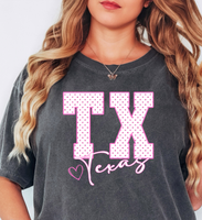 Faux Glitter Texas Doodle DTF Print