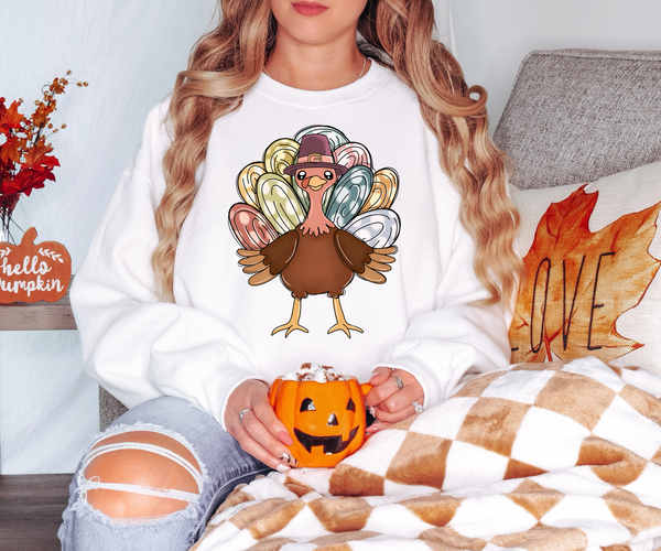 Thanksgiving Turkey DTF Print