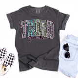 Back to School Retro Grade Level DTF Print