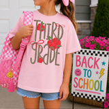 Leopard Apple Stacked Back to School DTF Transfer