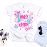 Back to School Preppy Pennant DTF Print
