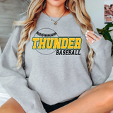 Thunder Baseball DTF Print