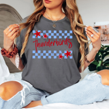 Thunderbirds Checker Star DTF Print