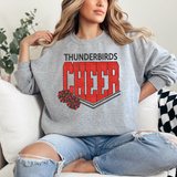 Thunderbirds Glitter Cheer DTF Print