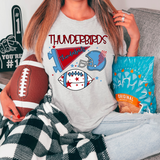Thunderbirds Football Retrocollage DTF Print