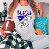 Thunder Football Retrocollage DTF Print