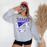 Thunder Football Retrocollage DTF Print