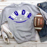 Thunder Football Star DTF Print
