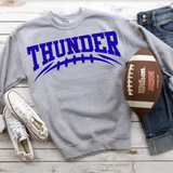 Thunder Football Arched DTF Print