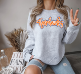 Tigerhawks Outline DTF Print