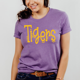 Tigers Dotted Doodle DTF Print