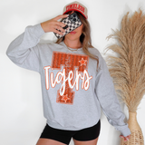 Tigers Stripes Varsity Team DTF Print