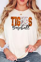 Tigers Sport Grunge DTF Print