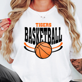 Tigers Basketball DTF Print