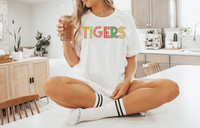 Tigers Colorful DTF Print