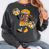 Tigers Football Girl DTF Print