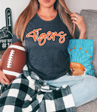 Tigers Outline DTF Print