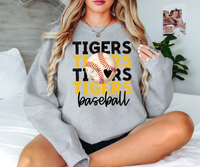 Tigers Repeat Baseball DTF Print