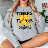 Tigers Repeat Softball DTF Print