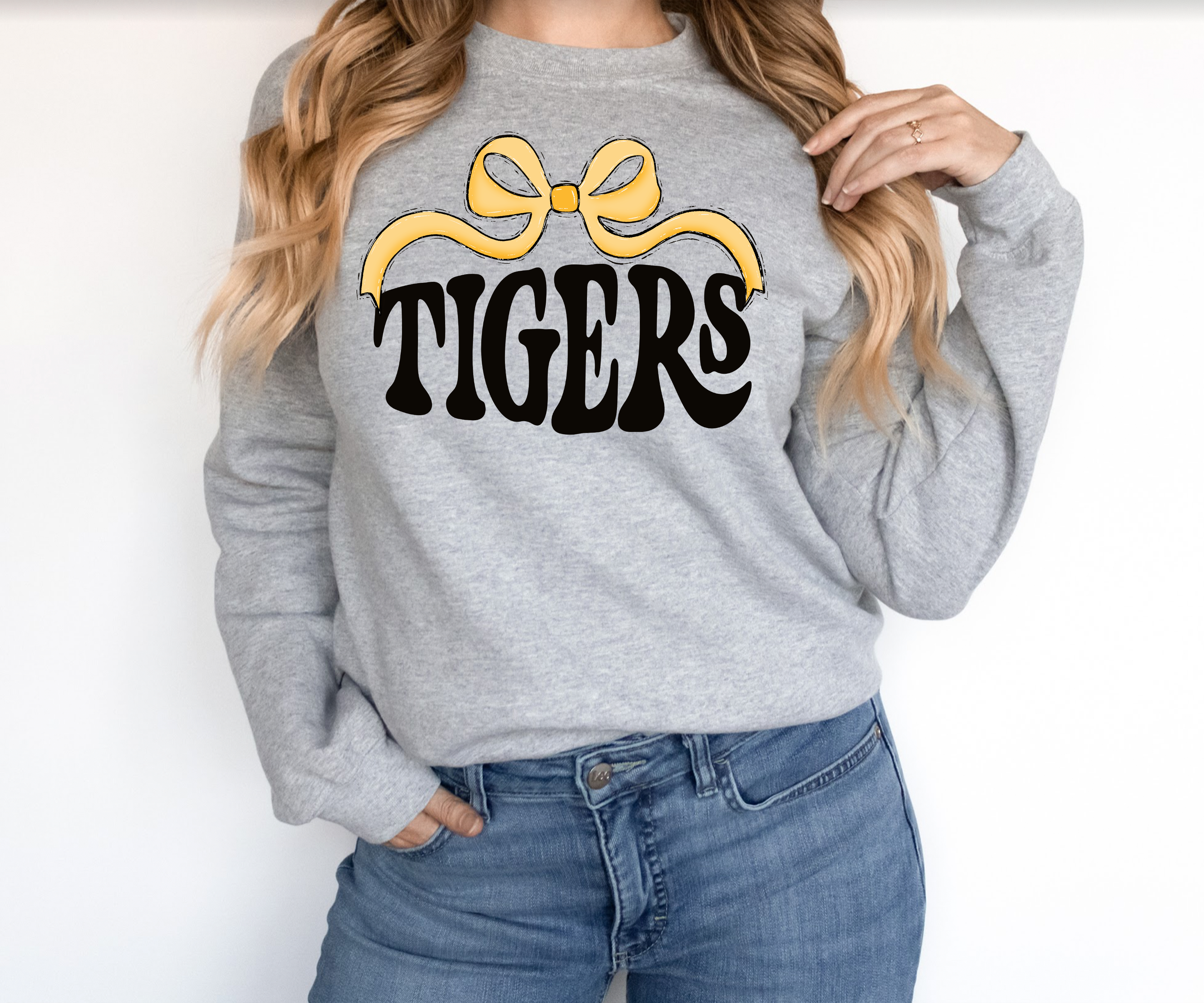 Tigers Wide Ribbon DTF Print