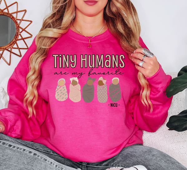 Tiny Humans Are My Favorite NICU DTF Print