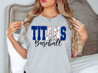 Titans Sport Grunge DTF Print