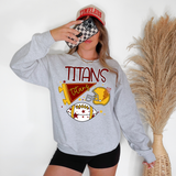 Titans Football Retrocollage DTF Print