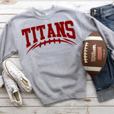 Titans Football Arched DTF Print
