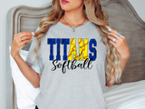 Titans Sport Grunge DTF Print