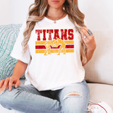 Titans Wrestling Grunge DTF Print