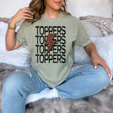 Toppers Baseball Bolt DTF Print