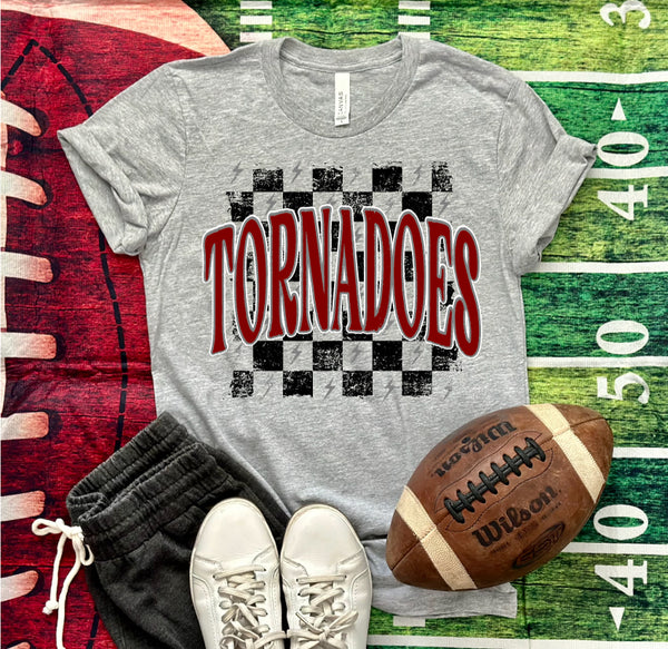 Tornadoes Checker DTF Print